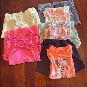 Jumping Beans and Carters Kids Shirts & Tops - Pink, Orange, Green, Blue